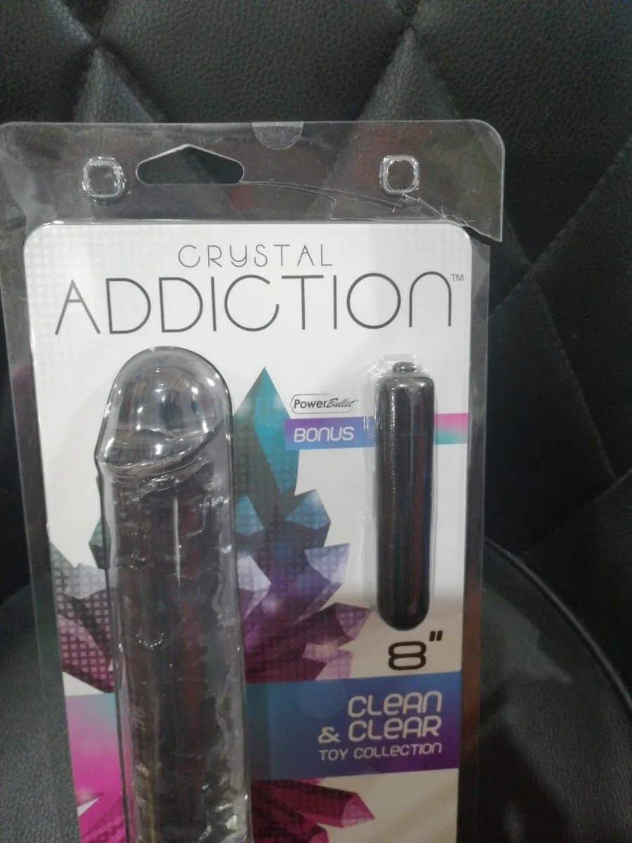 Прозрачный фаллоимитатор ADDICTION Vertical Dong 8″ (лопнул блистер!!!)