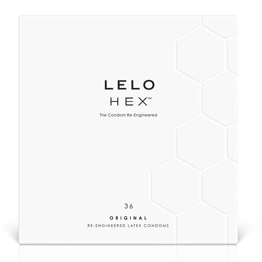 Презервативы LELO HEX Condoms Original 36 Pack, тонкие и суперпрочные