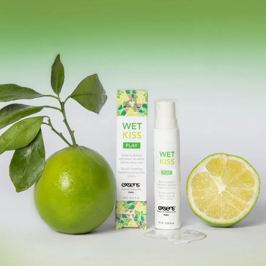 Спрей для посилення слиновиділення EXSENS Wet Kiss Lime 15 мл