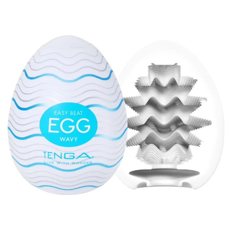 Мастурбатор-яйце Tenga Egg Wavy