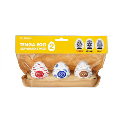 Набір мастурбаторів-яєць Tenga Egg Standard 3 Pack 2 (Twister, Bouncy, Silky)