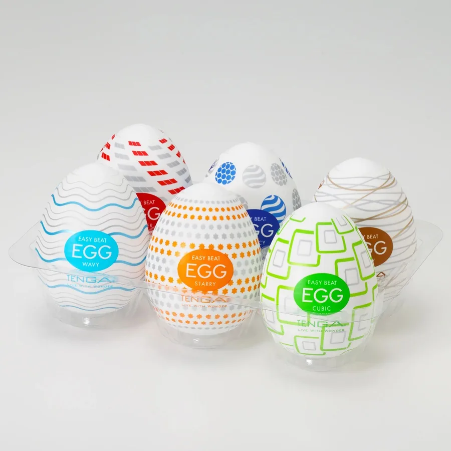 Набір мастурбаторів-яєць Tenga Egg Variety Pack - Standard (6 шт)
