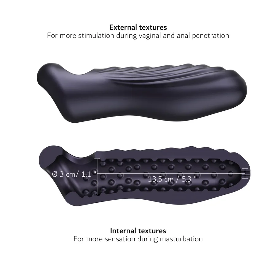 Насадка на член Manwan RYZER MAX - Black Plum
