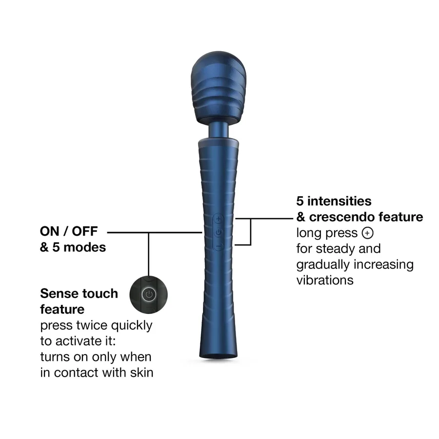 Вибромассажер Manwan MAN.WAND EDGY Stellar Blue