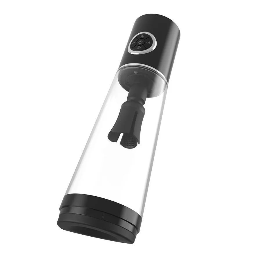 Автоматична вакуумна помпа Men Powerup Luxury Pump з вібромасажем