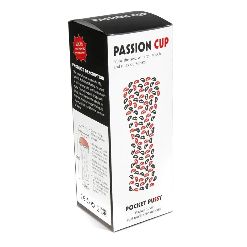Мастурбатор с вибрацией Passion Cup - Vagina