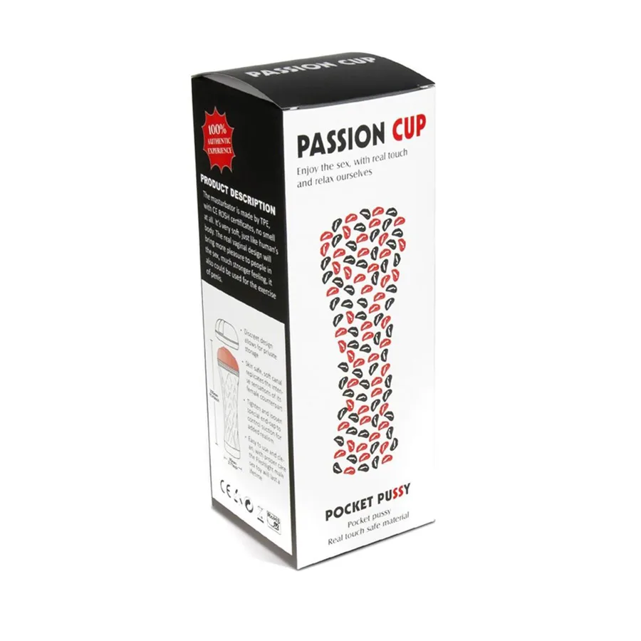 Мастурбатор з вібрацією Passion Cup - Mouth