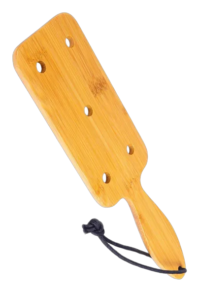 Падл Fetish Tentation Paddle Wide and Short Bamboo, упакований у ПЕ пакет