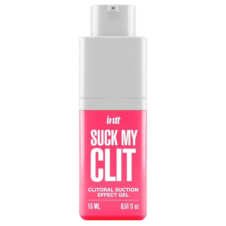 Смоктайзер для клитора Intt Suck My Clit Wild Strawberry (15 мл), клубника, гель с эффектом посасывания