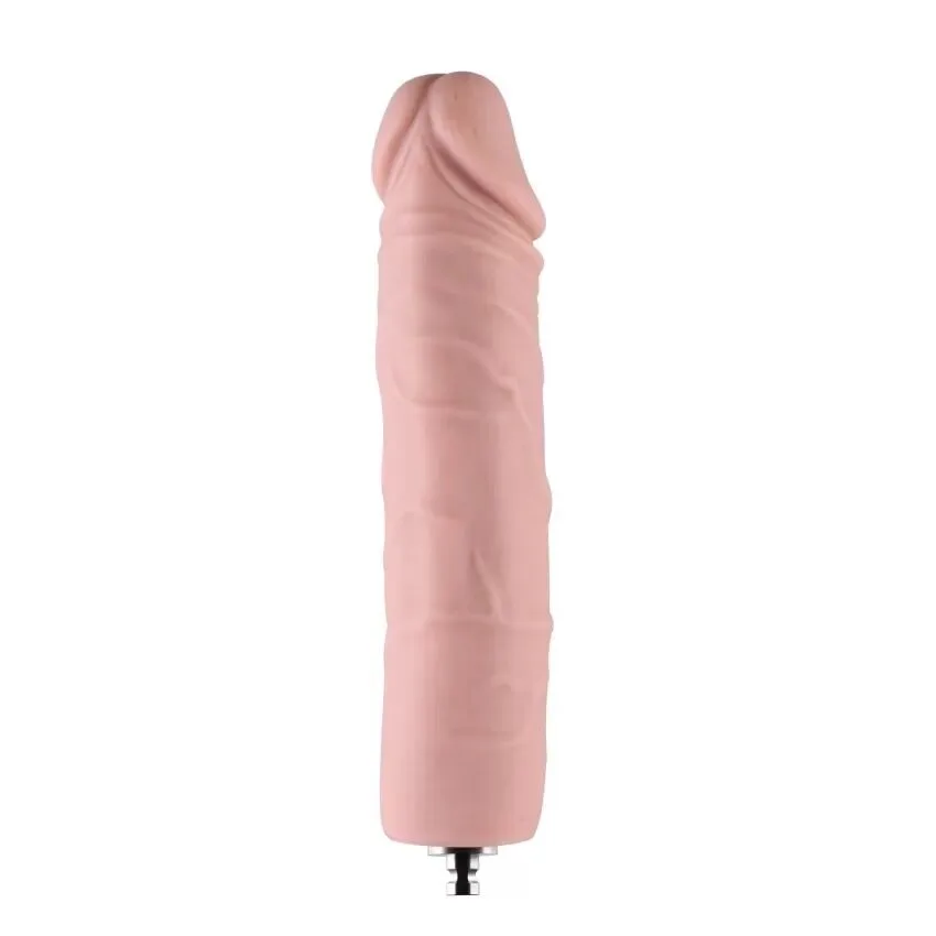 Силіконовий фалоімітатор для секс-машин Hismith 7" Silicone Dildo, система KlicLok