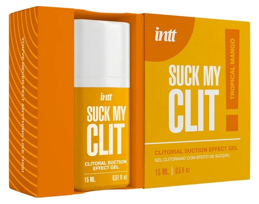 Смоктайзер для клітора Intt Suck My Clit Tropical Mango (15 мл), манго, гель з ефектом посмоктування