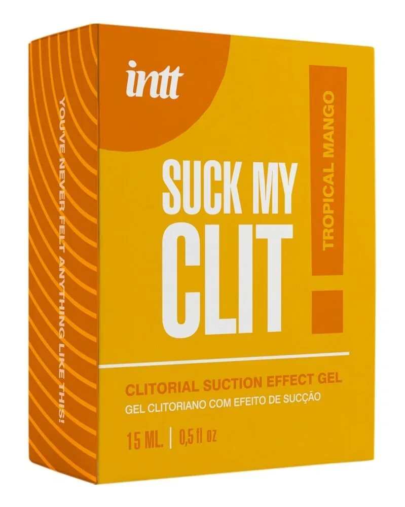 Смоктайзер для клітора Intt Suck My Clit Tropical Mango (15 мл), манго, гель з ефектом посмоктування