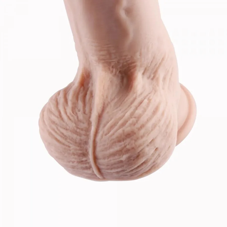 Фаллоимитатор 11.8″ с вибрацией для секс-машин Hismith Silicone Dildo with Vibe, KlicLok, пульт ДУ