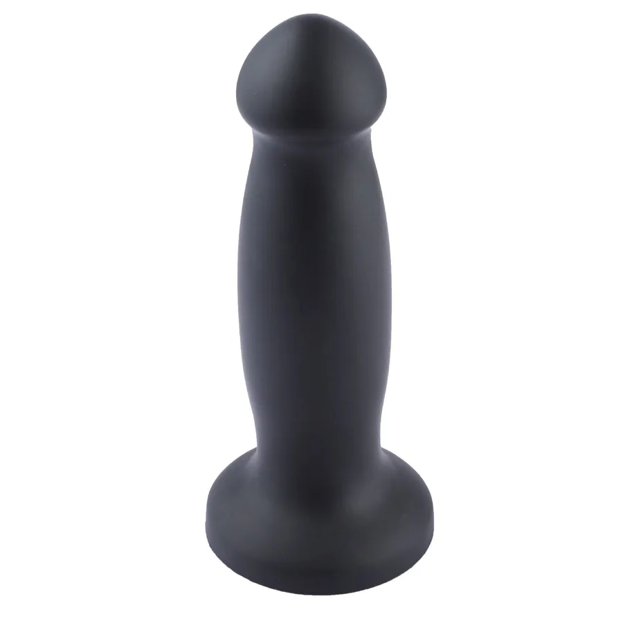 Силиконовый дилдо для секс-машин Hismith 7.2" Black Silicone Anal Dildo, система KlicLok