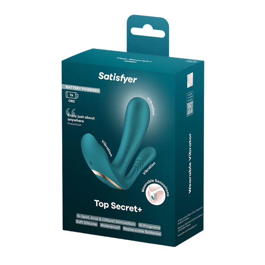 Двойной смарт-вибратор в трусики Satisfyer Top Secret+ Battery Series