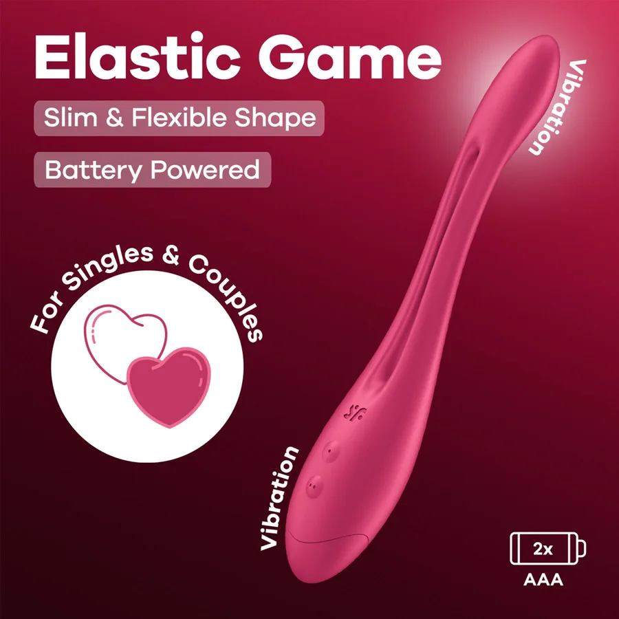 Універсальний гнучкий вібратор для пар Satisfyer Elastic Game Battery Series