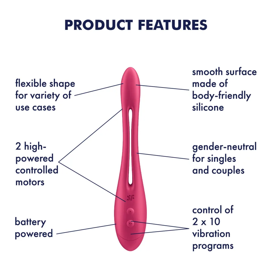 Універсальний гнучкий вібратор для пар Satisfyer Elastic Game Battery Series