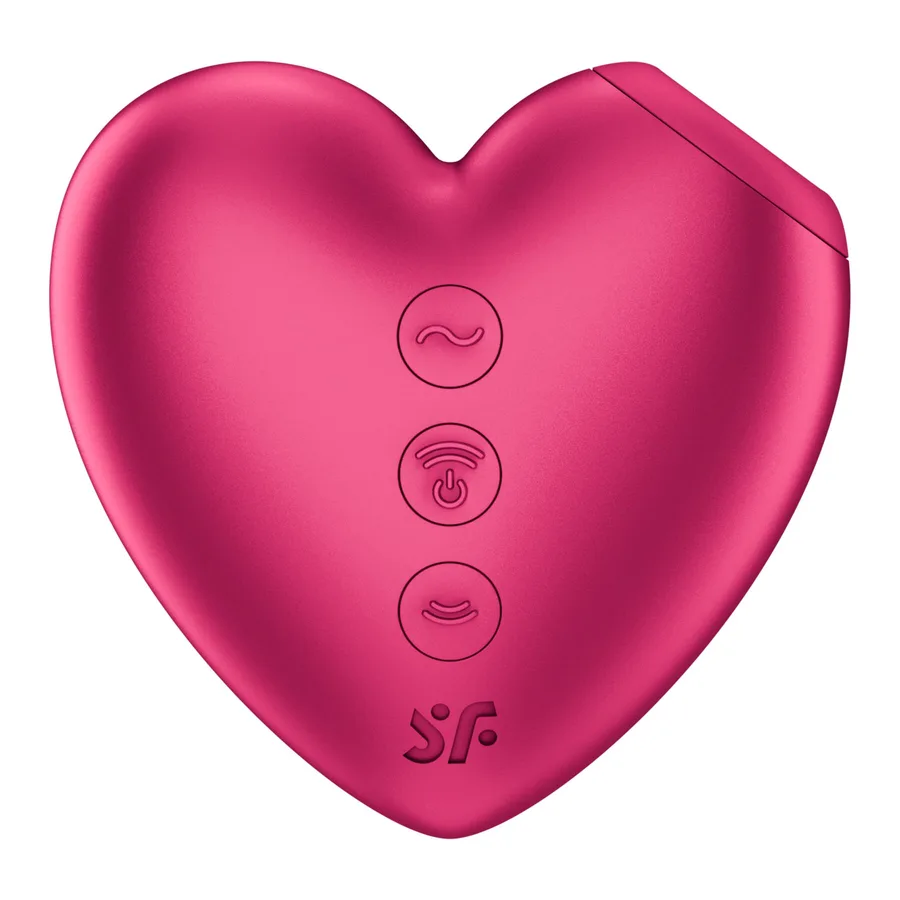 Вакуумный стимулятор-сердечко с вибрацией Satisfyer Cutie Heart Battery Series