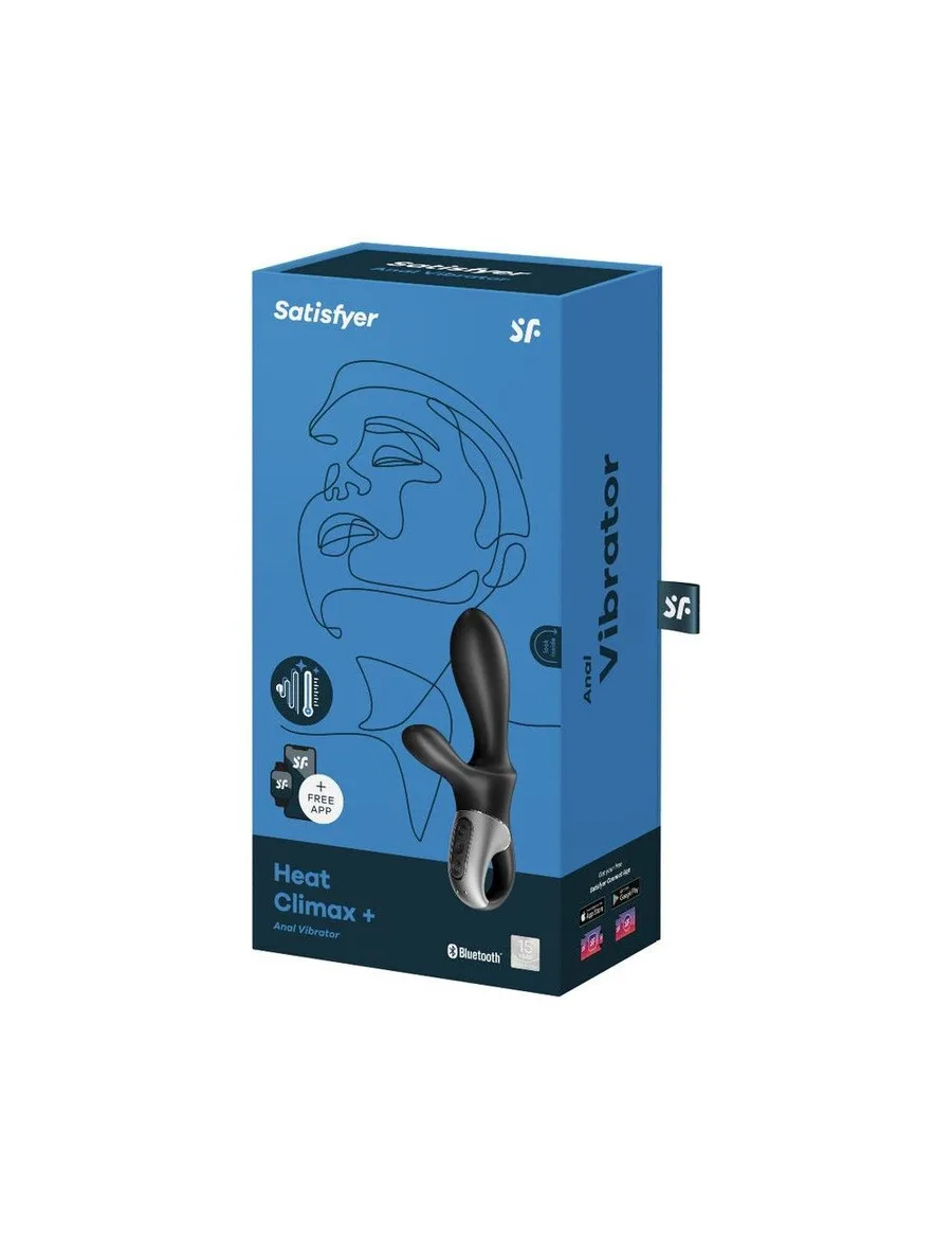 Универсальный смарт вибратор с подогревом Satisfyer Heat Climax + (мятая упаковка)
