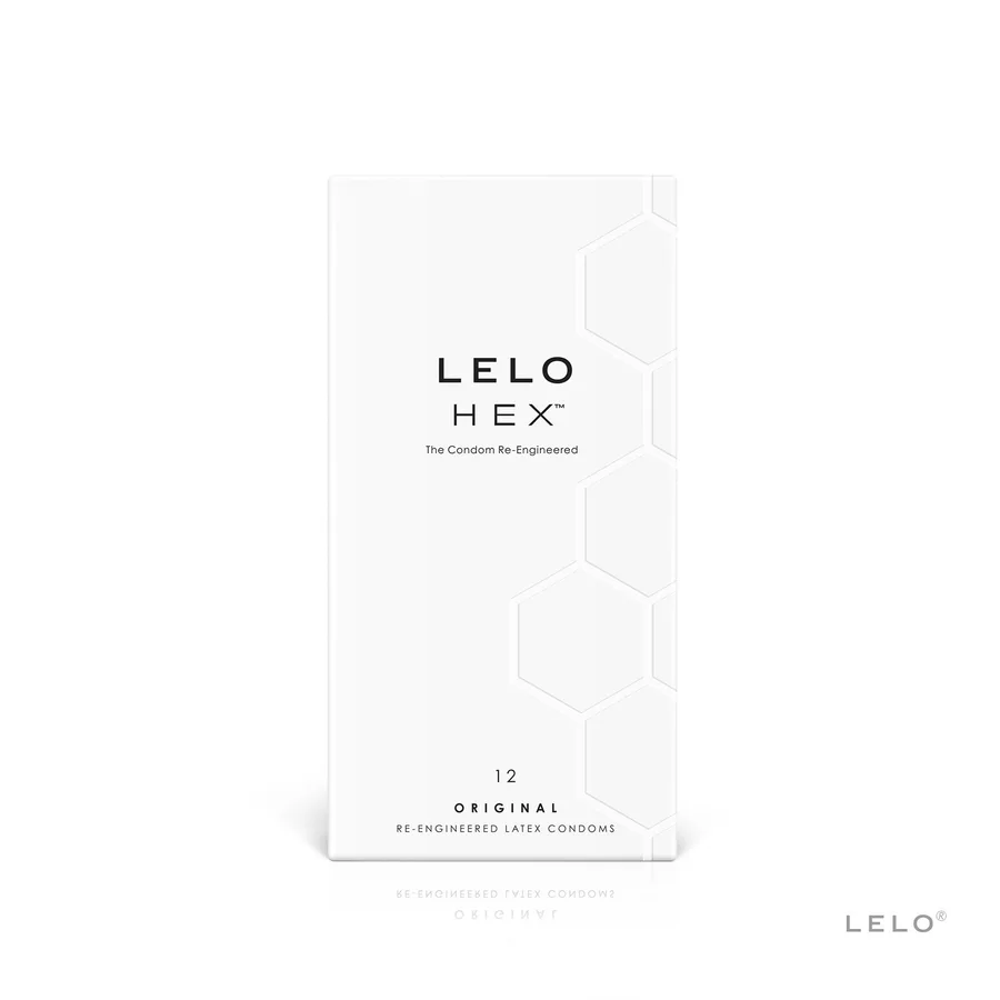 Презервативы LELO HEX Condoms Original 12 Pack, тонкие и суперпрочные