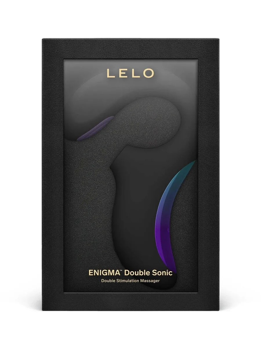 Клиторально-вагинальный звуковой стимулятор LELO Enigma Double Sonic Black