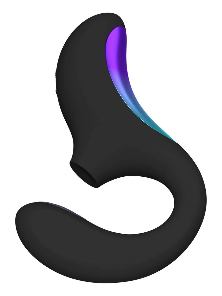 Клиторально-вагинальный звуковой стимулятор LELO Enigma Double Sonic Black