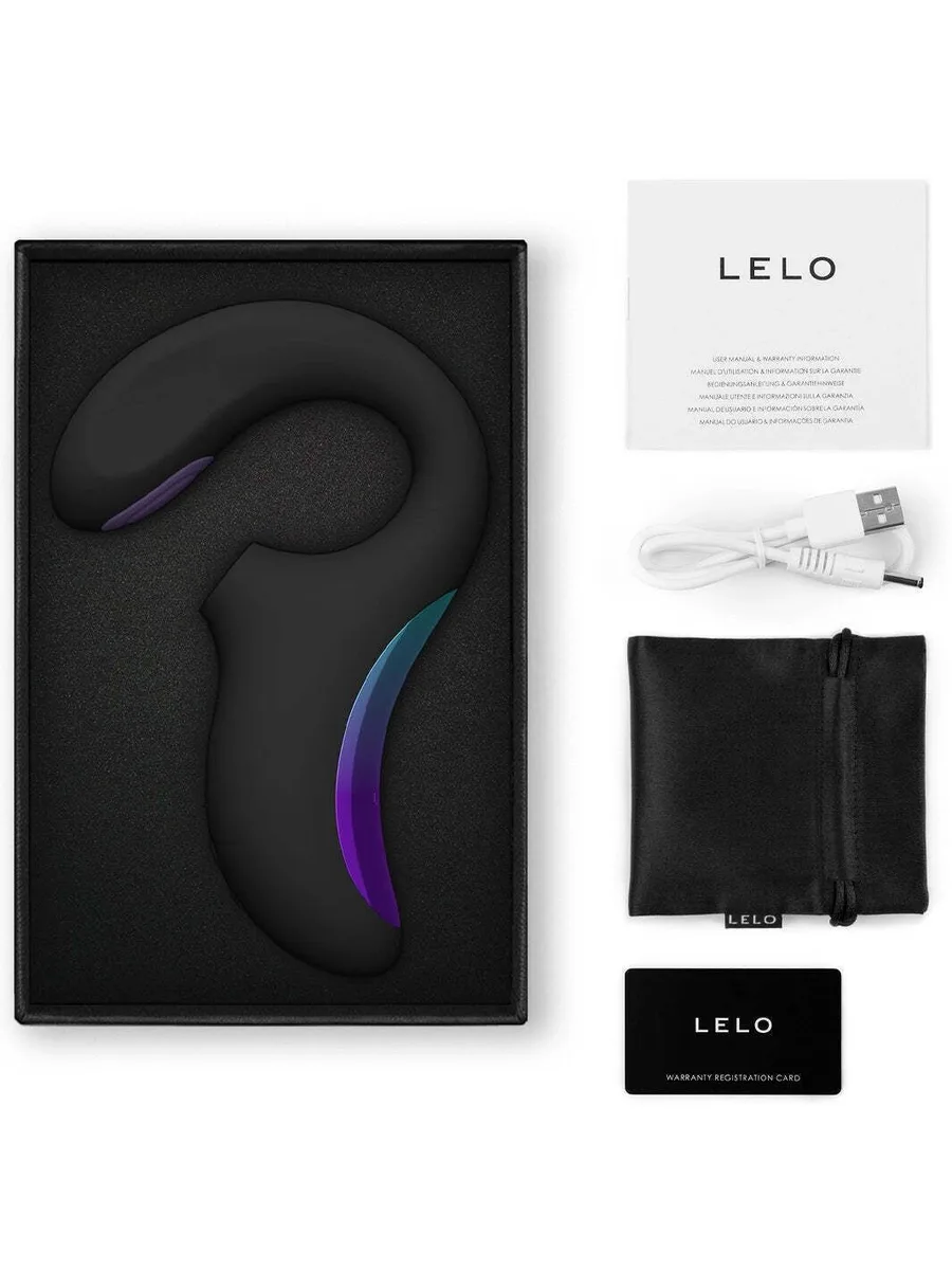 Клиторально-вагинальный звуковой стимулятор LELO Enigma Double Sonic Black
