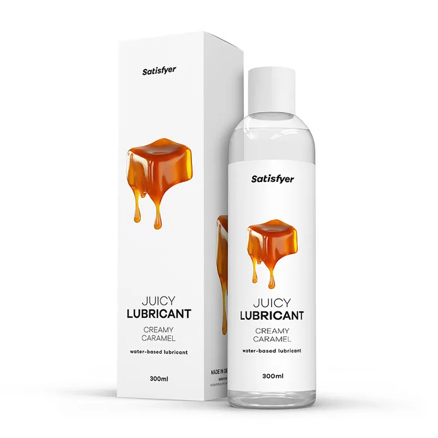 Лубрикант на водной основе Satisfyer Juicy Lubricant Creamy Caramel water based 300 мл