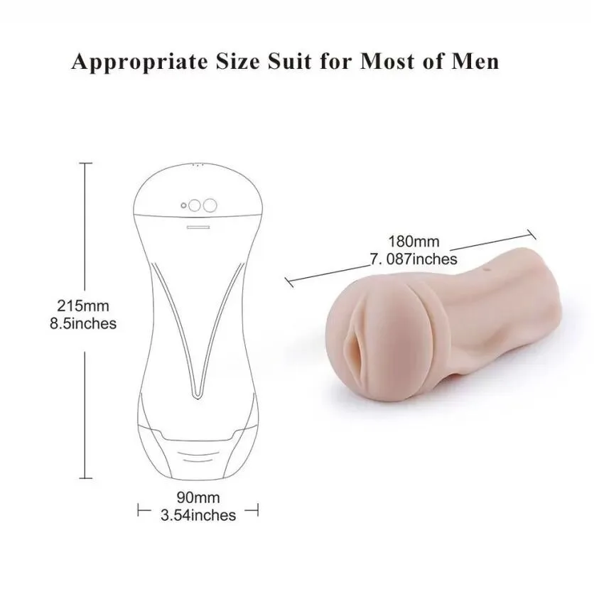 Мастурбатор с вибрацией Hismith Masturbation Cup, 10 режимов, совместим с секс-машинами бренда