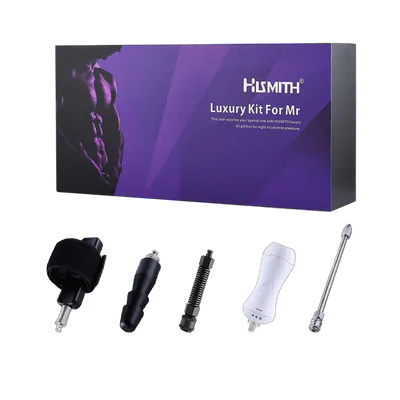 Набір адаптерів «для нього» для секс-машин Hismith KlicLok System Set for Him, з мастурбатором