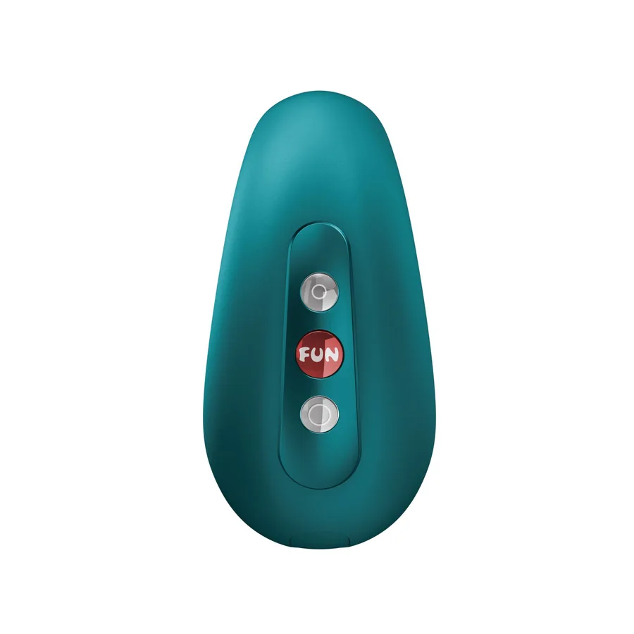 Вакуумный стимулятор с вибрацией Fun Factory Cherie Bottle Green, 11 + 12 режимов работы, перезаряжаемый