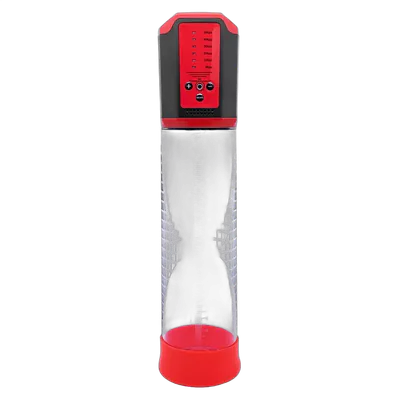 Автоматическая вакуумная помпа Men Powerup Passion Enlargement system Red, перезаряжаемая, 5 режимов
