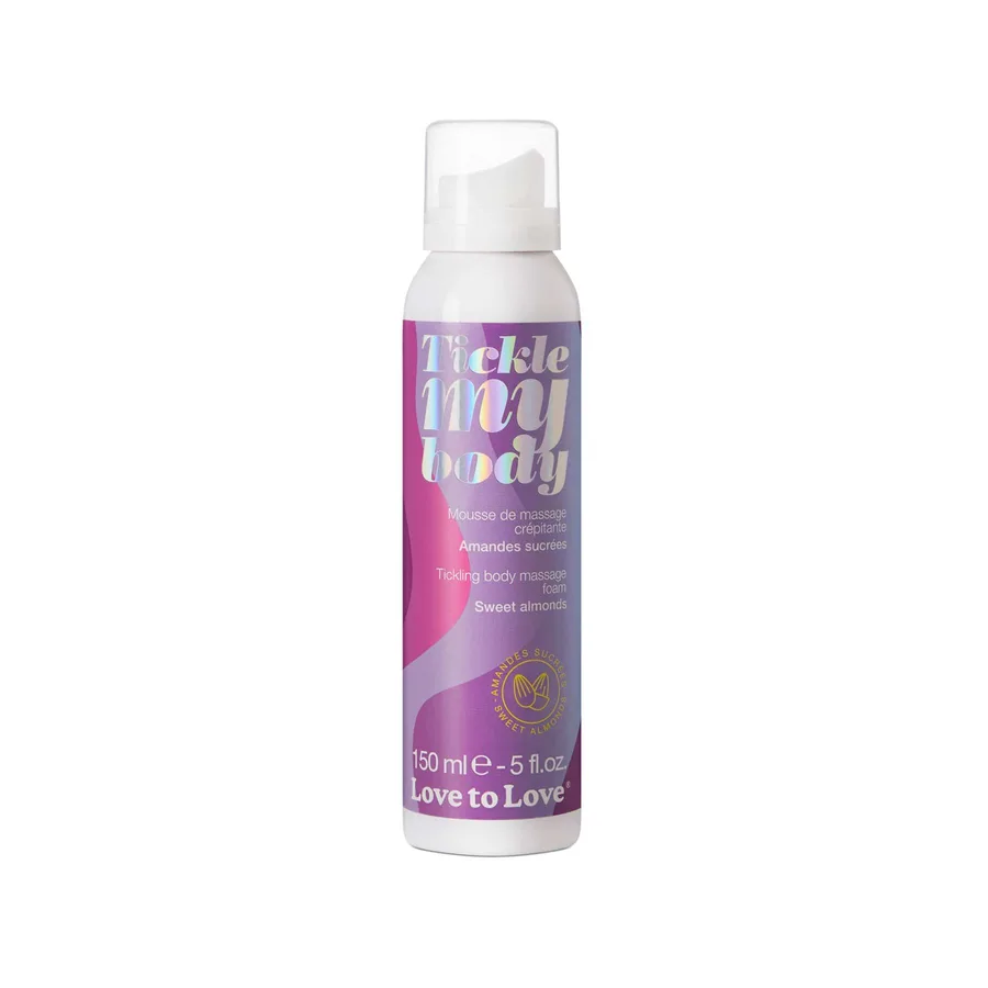 Розпродаж!!! Масажна піна Love To Love Tickle my body Sweet almonds 150 мл (термін 03.2027)