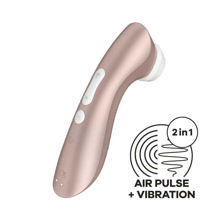 Вакуумний кліторальний стимулятор Satisfyer Pro 2+ Vibration з вібрацією