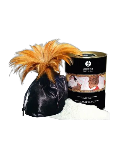 Смачна пудра для оральних пестощів Shunga Sweet Snow Body Powder – Honey of the Nymphs (228 гр)