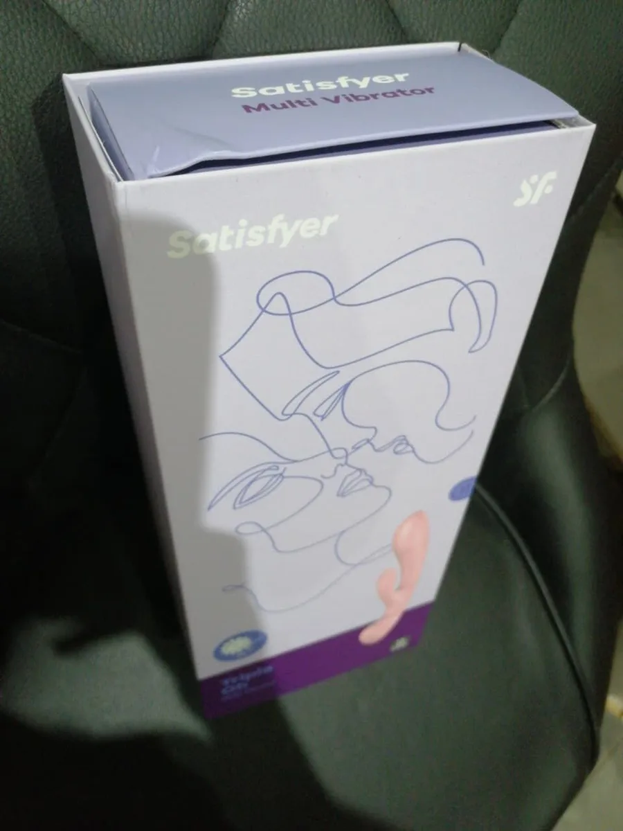Двосторонній вібратор-кролик Satisfyer Triple Oh Pink (м'яте паковання!!!)