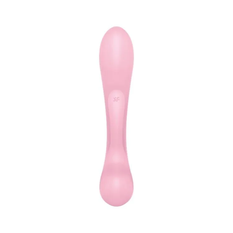 Двосторонній вібратор-кролик Satisfyer Triple Oh Pink (м'яте паковання!!!)