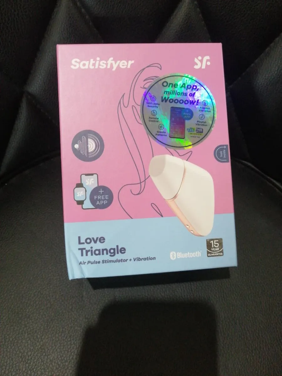 Вакуумный клиторальный стимулятор Satisfyer Love Triangle White (мятая упаковка!!!)