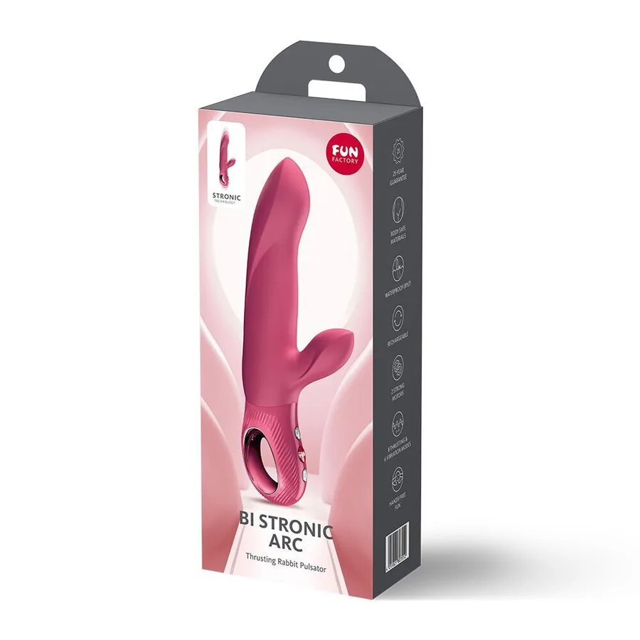 Пульсатор Fun Factory Bi Stronic Arc Raspberry (м'яте паковання!!!)