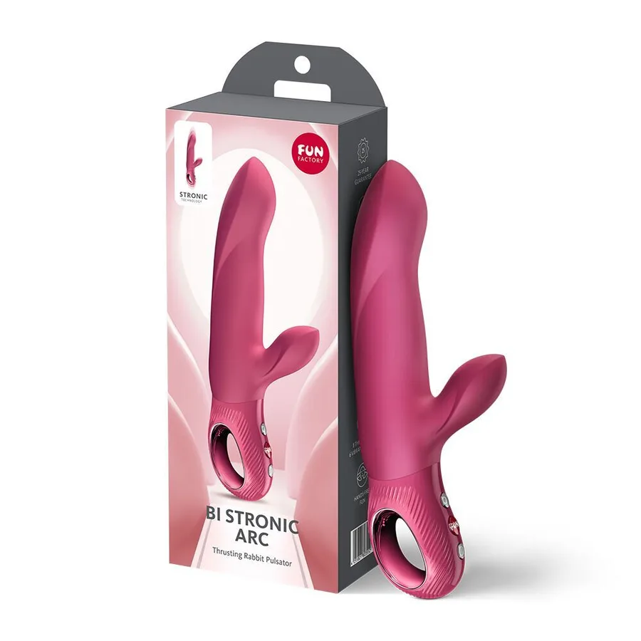 Пульсатор Fun Factory Bi Stronic Arc Raspberry (м'яте паковання!!!)