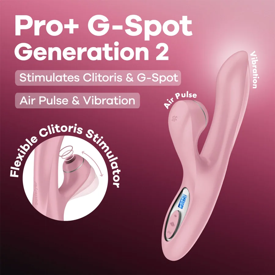 Вакуумный вибратор-кролик Satisfyer Pro+ G-Spot Generation 2 Pink