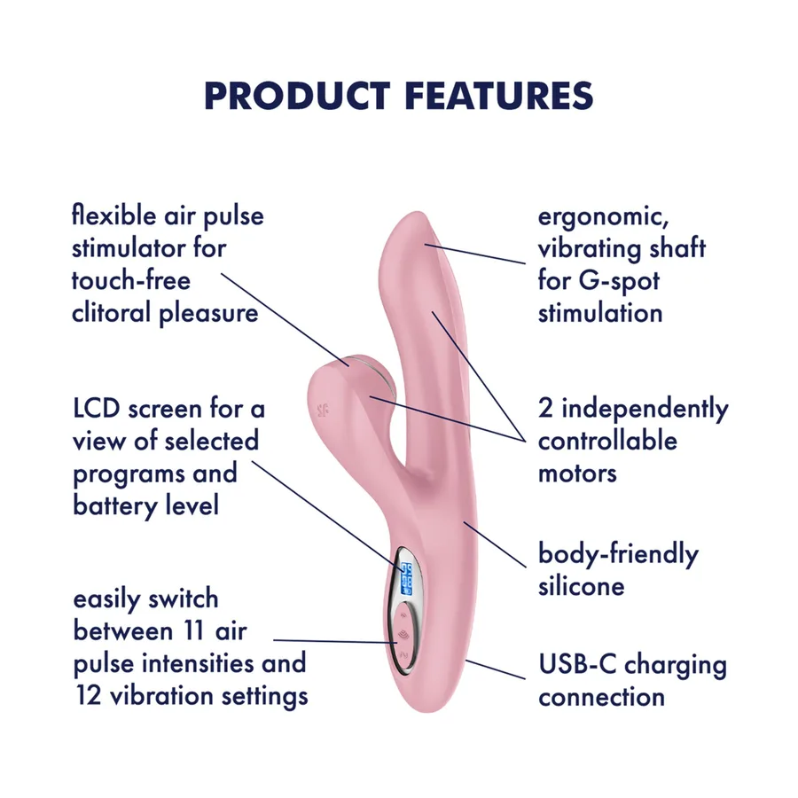 Вакуумный вибратор-кролик Satisfyer Pro+ G-Spot Generation 2 Pink