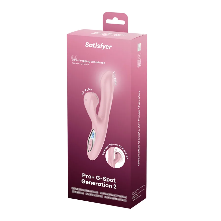 Вакуумный вибратор-кролик Satisfyer Pro+ G-Spot Generation 2 Pink