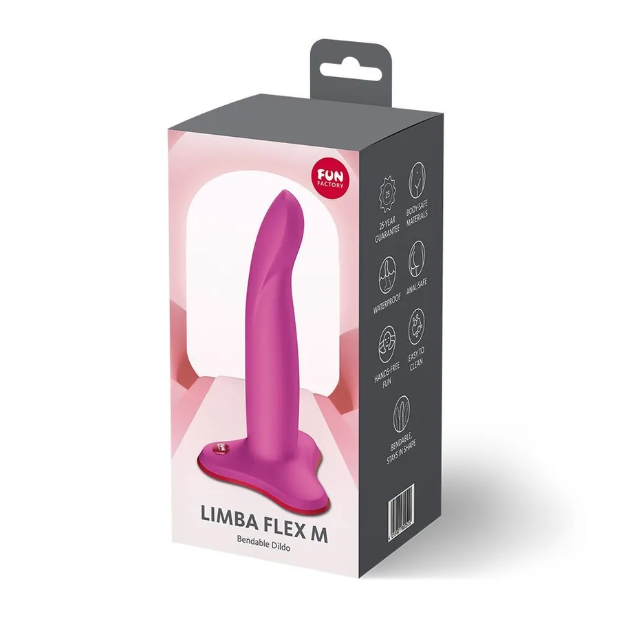 Фалоімітатор Fun Factory LIMBA FLEX M Magenta (м'яте паковання!!!)