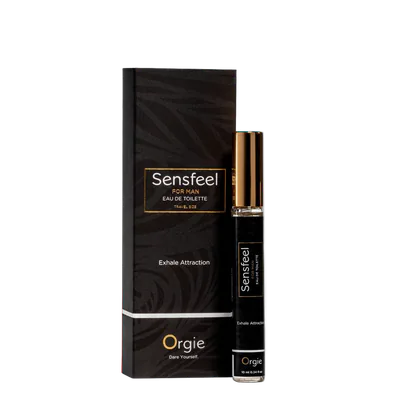 Чоловічі парфуми з феромонами Orgie – Sensfeel for Man Travel Size (10 мл), цитрусово-деревний аромат 