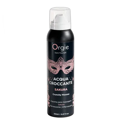 Массажная пенка Orgie – Acqua Croccante Sakura (150 мл), эффект лопающихся пузырьков