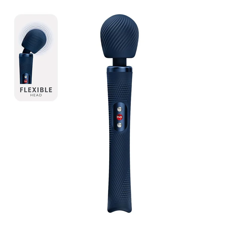 Вибромассажер Fun Factory VIM Vibrating Wand Nightblue (мятая упаковка!!!)