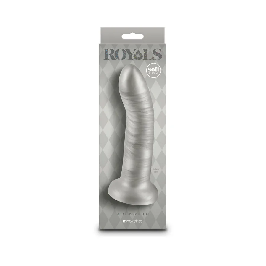 Дилдо NS Novelties Royals - 7" Charlie - Metallic Champagne