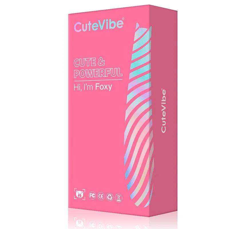 Вакуумний стимулятор з вібрацією CuteVibe Foxy Pink
