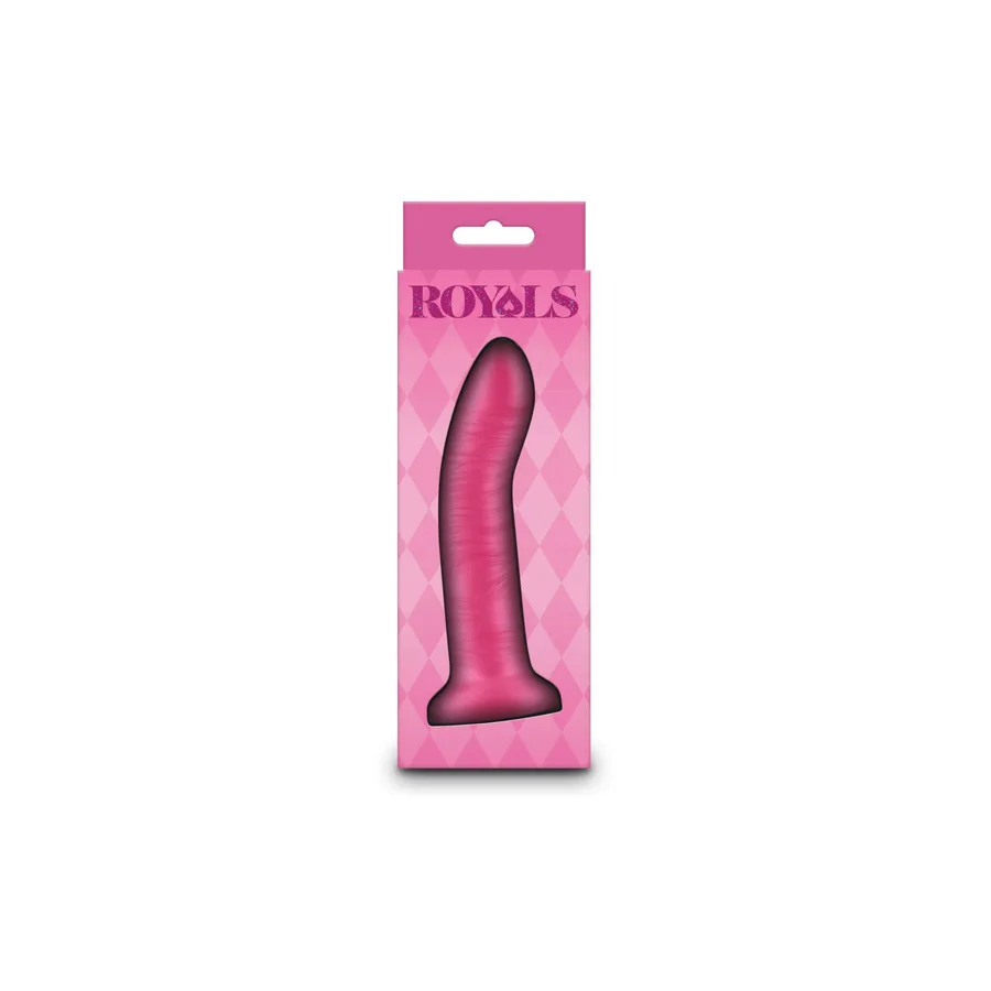 Дилдо NS Novelties Royals - 5" Charlie - Metallic Pink